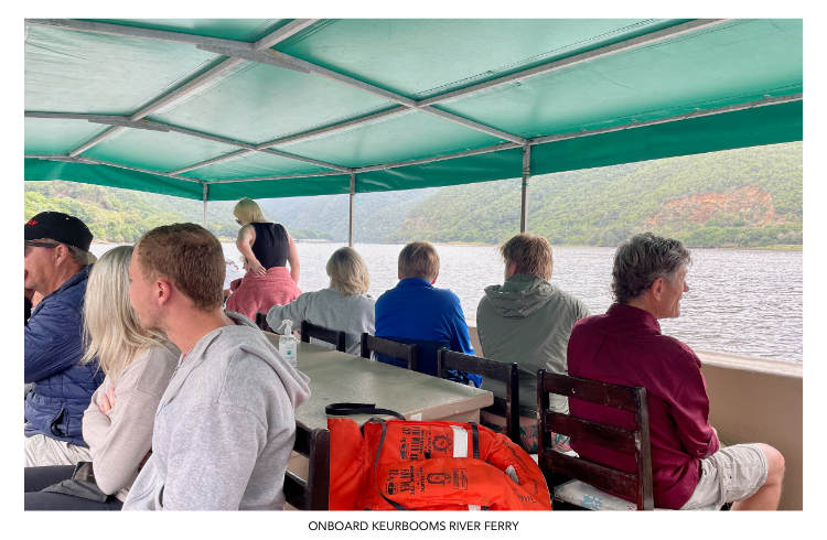 Onboard Keurbooms Ferry